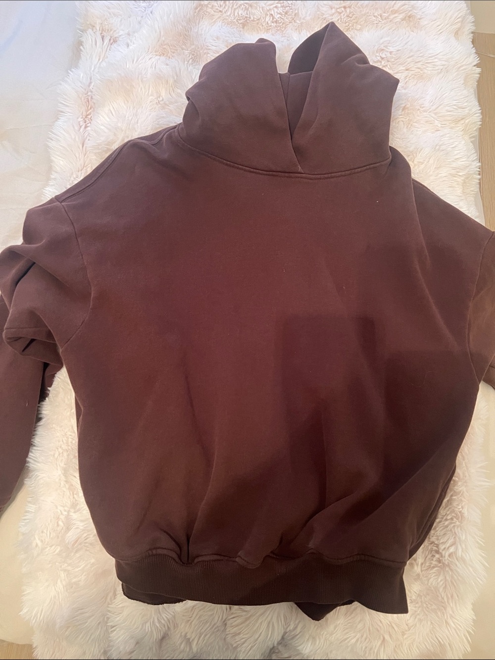 Garage Brown Funnel Neck Sweatshirt